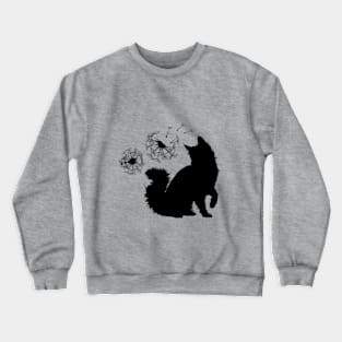 Sweet cat nice gift idea for cat lovers Crewneck Sweatshirt